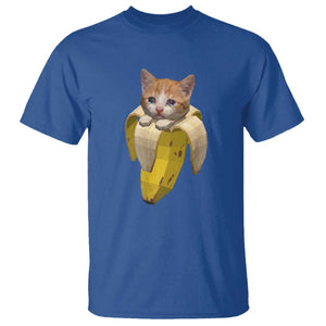 Funny Bananacat Meme Lover T Shirt Cute Kitty Banana Costume TS12 Royal Blue Print Your Wear