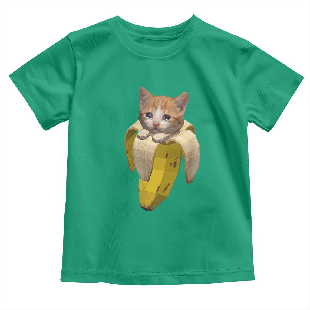 Funny Bananacat Meme Lover Toddler T Shirt Cute Kitty Banana Costume TS12 Irish Green Print Your Wear