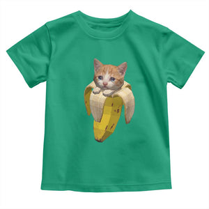 Funny Bananacat Meme Lover Toddler T Shirt Cute Kitty Banana Costume TS12 Irish Green Print Your Wear