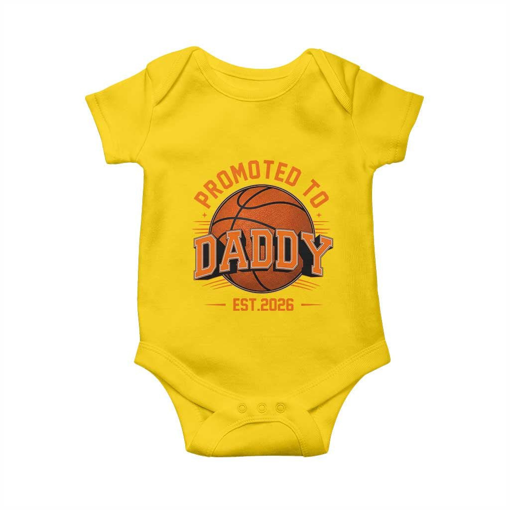 Personalized Basketball Daddy Baby Onesie Custom Number First Time Dad Pregnancy Announcement TS12 Daisy Print Your Wear
