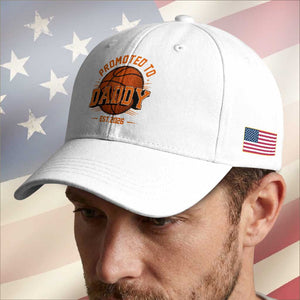 Personalized Basketball Daddy Baseball Cap Custom Number First Time Dad Pregnancy Announcement TS12 Print Your Wear