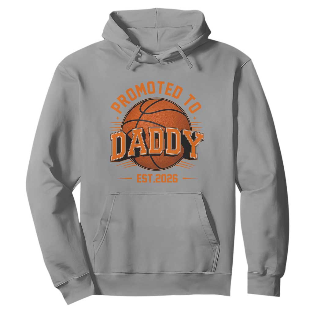 Personalized Basketball Daddy Hoodie Custom Number First Time Dad Pregnancy Announcement TS12 Sport Gray Print Your Wear