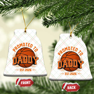 Personalized Basketball Daddy Ceramic Ornament Custom Number First Time Dad Pregnancy Announcement TS12 Print Your Wear