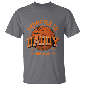 Personalized Basketball Daddy T Shirt Custom Number First Time Dad Pregnancy Announcement TS12 Charcoal Print Your Wear