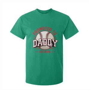 Promoted To Dad 2026 Baseball T Shirt For Kid First Time Father Sports Lover