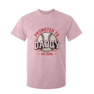 Promoted To Dad 2026 Baseball T Shirt For Kid First Time Father Sports Lover