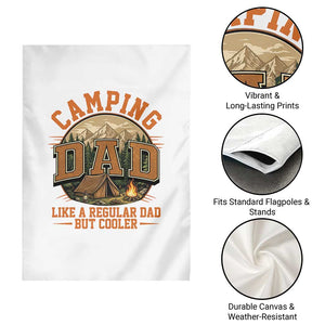 Camping Dad Like A Regular Dad But Cooler Garden Flag Funny Fathers Day Gift TS12 Print Your Wear