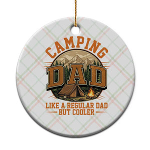Camping Dad Like A Regular Dad But Cooler Ceramic Ornament Funny Fathers Day Gift TS12 1pc Christmas Plaid Print Your Wear