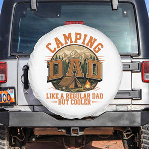 Camping Dad Like A Regular Dad But Cooler Spare Tire Cover Funny Fathers Day Gift