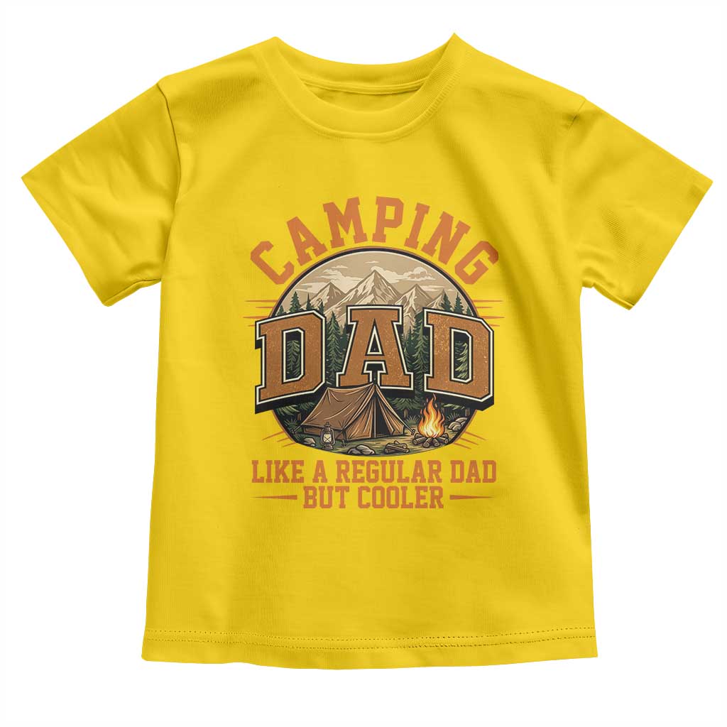Camping Dad Like A Regular Dad But Cooler Toddler T Shirt Funny Fathers Day Gift TS12 Daisy Print Your Wear