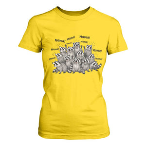 Funny Raccoon Mama Life T Shirt For Women Motherhood Chaos Trash Panda TS12 Daisy Print Your Wear