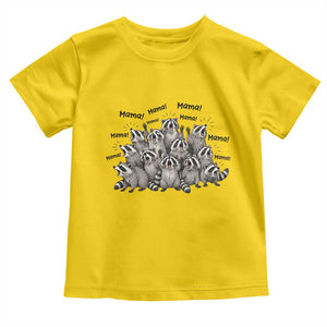 Funny Raccoon Mama Life Toddler T Shirt Motherhood Chaos Trash Panda TS12 Daisy Print Your Wear