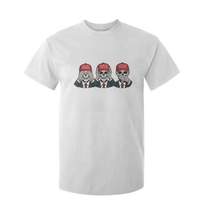 See No Crimes Hear No Truth Speak No Facts T Shirt For Kid Skeleton Political Satire Graphic TS12 White Print Your Wear