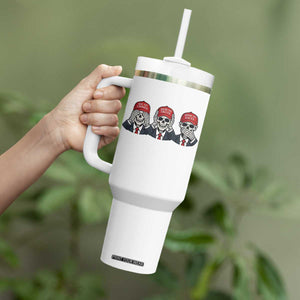 See No Crimes Hear No Truth Speak No Facts Tumbler With Handle Skeleton Political Satire Graphic TS12 Print Your Wear