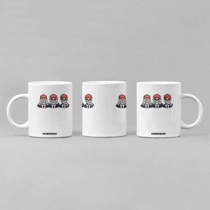 See No Crimes Hear No Truth Speak No Facts Coffee Mug Skeleton Political Satire Graphic TS12 Print Your Wear