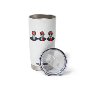 Skeleton See No Crimes Hear No Truth Tumbler Cup Funny Political Satire TS12 Print Your Wear