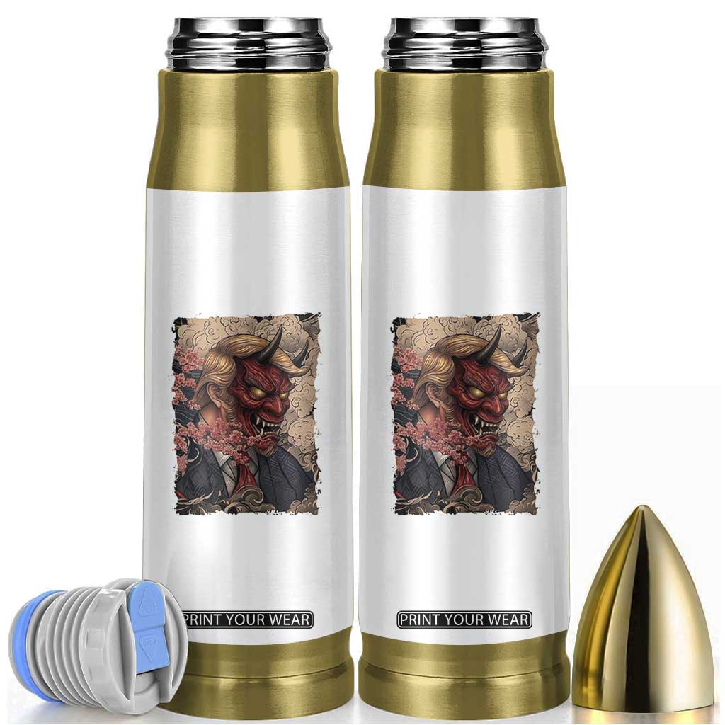 American Leader Oni Mask Japanese Ukiyoe Bullet Tumbler Political Parody Graphic TS12 White Print Your Wear
