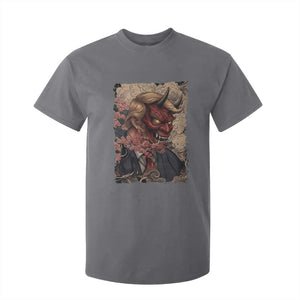 American Leader Oni Mask Japanese Ukiyoe T Shirt For Kid Political Parody Graphic TS12 Charcoal Print Your Wear