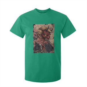 American Leader Oni Mask Japanese Ukiyoe T Shirt For Kid Political Parody Graphic TS12 Irish Green Print Your Wear
