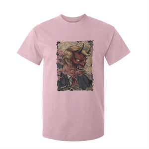 American Leader Oni Mask Japanese Ukiyoe T Shirt For Kid Political Parody Graphic TS12 Light Pink Print Your Wear