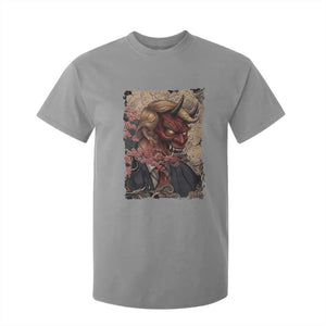 American Leader Oni Mask Japanese Ukiyoe T Shirt For Kid Political Parody Graphic TS12 Sport Gray Print Your Wear