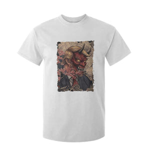 American Leader Oni Mask Japanese Ukiyoe T Shirt For Kid Political Parody Graphic TS12 White Print Your Wear