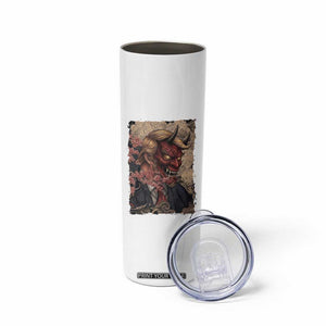 American Leader Oni Mask Japanese Ukiyoe Skinny Tumbler Political Parody Graphic TS12 Print Your Wear