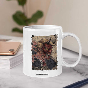 American Leader Oni Mask Japanese Ukiyoe Coffee Mug Political Parody Graphic TS12 Print Your Wear
