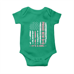 Proud New Dad Its A Girl Baby Onesie Patriotic First Fathers Day Gift TS12 Irish Green Print Your Wear