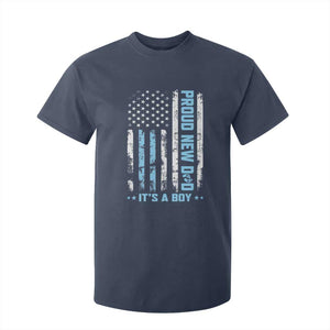 Proud New Dad Its A Boy T Shirt For Kid Patriotic First Fathers Day Gift TS12 Navy Print Your Wear