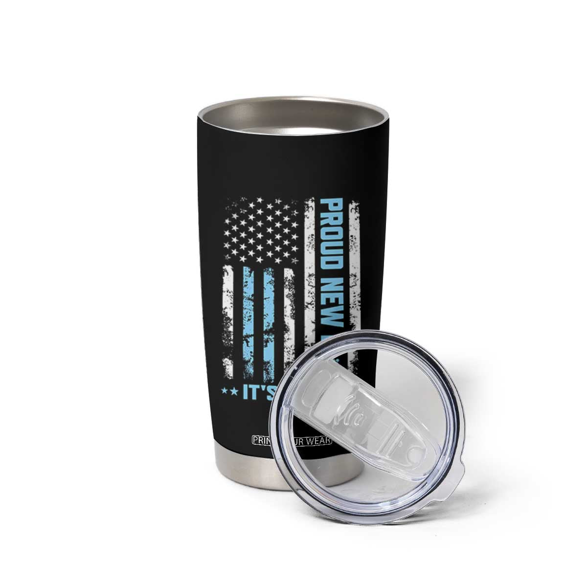 Proud New Dad Its A Boy Tumbler Cup Patriotic First Fathers Day Gift TS12 Print Your Wear