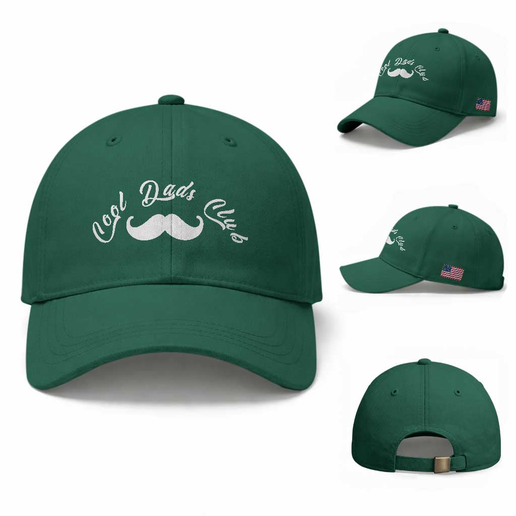 Cool Dad Club Baseball Cap Coolest Dad Ever Birthday Gift TS12 Baseball Cap Universal Fit Irish Green Print Your Wear