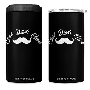 Cool Dad Club 4 in 1 Can Cooler Tumbler Coolest Dad Ever Birthday Gift TS12 One Size: 16 oz Black Print Your Wear