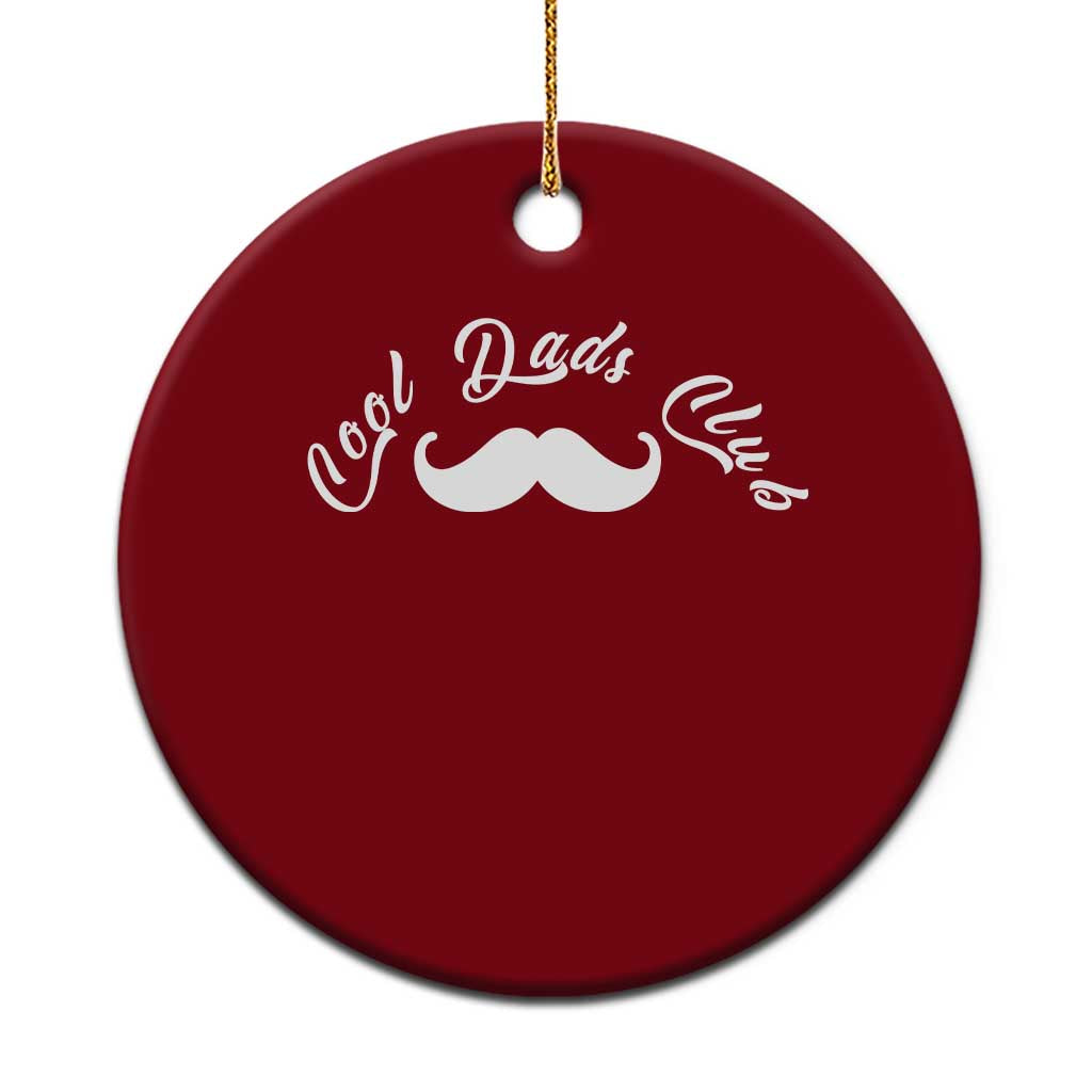 Cool Dad Club Ceramic Ornament Coolest Dad Ever Birthday Gift TS12 1pc Red Print Your Wear