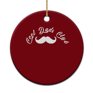Cool Dad Club Ceramic Ornament Coolest Dad Ever Birthday Gift TS12 1pc Red Print Your Wear