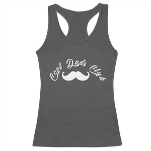 Cool Dad Club Racerback Tank Top Coolest Dad Ever Birthday Gift TS12 Dark Heather Print Your Wear