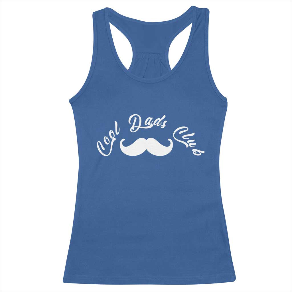 Cool Dad Club Racerback Tank Top Coolest Dad Ever Birthday Gift TS12 Royal Blue Print Your Wear