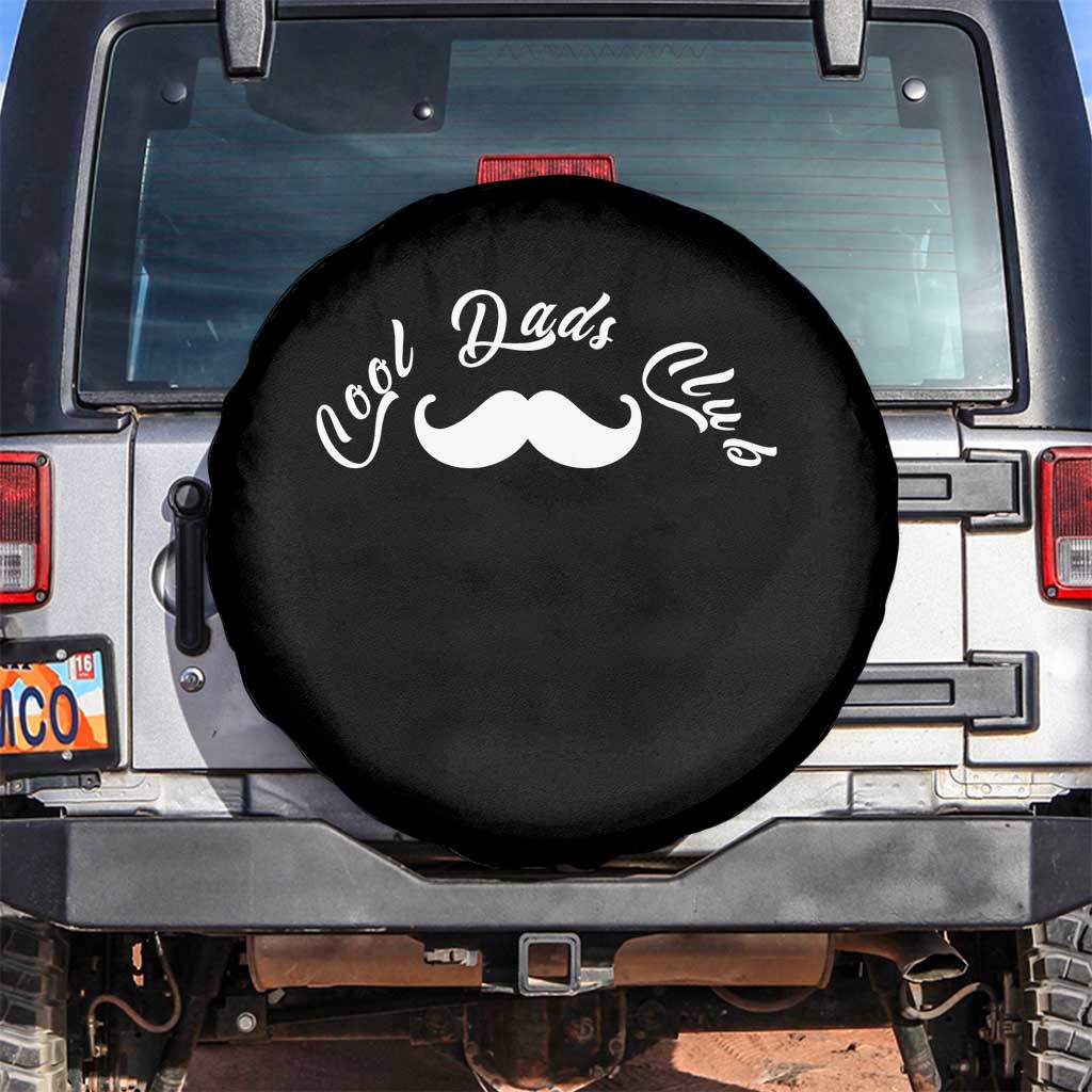 Cool Dad Club Spare Tire Cover Coolest Dad Ever Birthday Gift TS12 No hole Black Print Your Wear