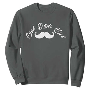Cool Dad Club Sweatshirt Coolest Dad Ever Birthday Gift TS12 Dark Heather Print Your Wear
