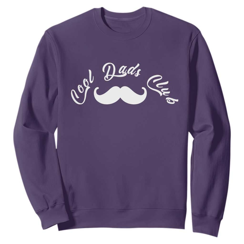Cool Dad Club Sweatshirt Coolest Dad Ever Birthday Gift TS12 Purple Print Your Wear