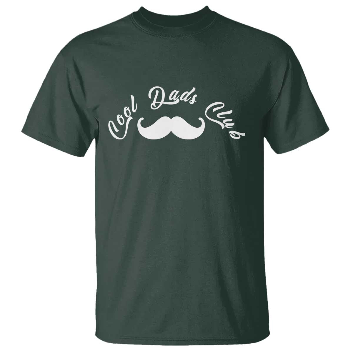 Cool Dad Club T Shirt Coolest Dad Ever Birthday Gift TS12 Dark Forest Green Print Your Wear