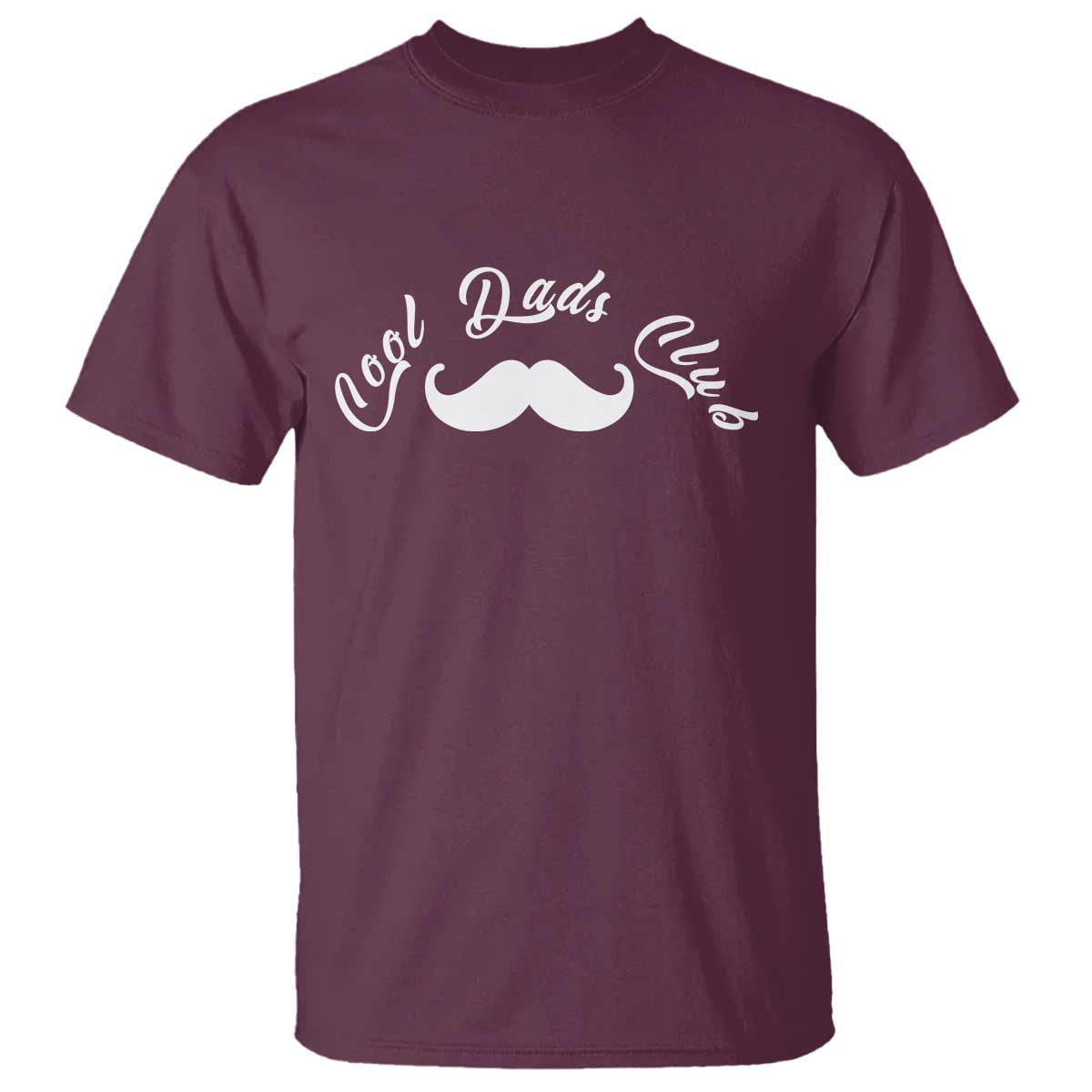 Cool Dad Club T Shirt Coolest Dad Ever Birthday Gift TS12 Maroon Print Your Wear
