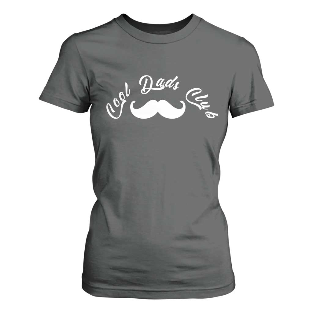 Cool Dad Club T Shirt For Women Coolest Dad Ever Birthday Gift TS12 Dark Heather Print Your Wear