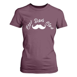 Cool Dad Club T Shirt For Women Coolest Dad Ever Birthday Gift TS12 Maroon Print Your Wear