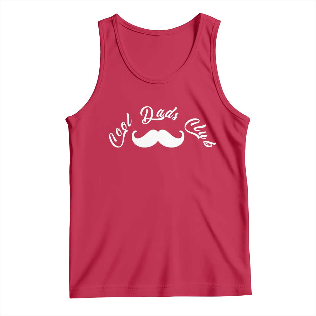 Cool Dad Club Tank Top Coolest Dad Ever Birthday Gift TS12 Red Print Your Wear