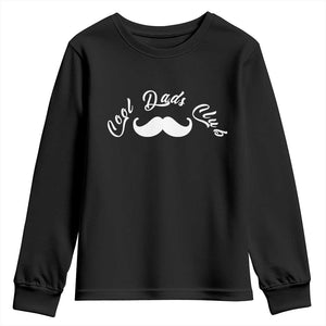 Cool Dad Club Youth Sweatshirt Coolest Dad Ever Birthday Gift TS12 Black Print Your Wear