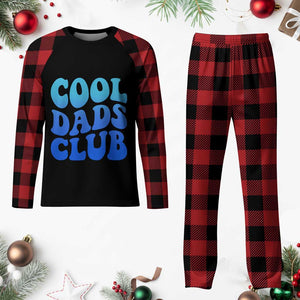 Cool Dads Club Blue Typography Plaid Pajama Set Fathers Day Gift TS12 Buffalo Plaid Print Your Wear