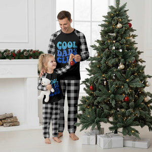 Cool Dads Club Blue Typography Plaid Pajama Set Fathers Day Gift TS12 White Plaid Print Your Wear