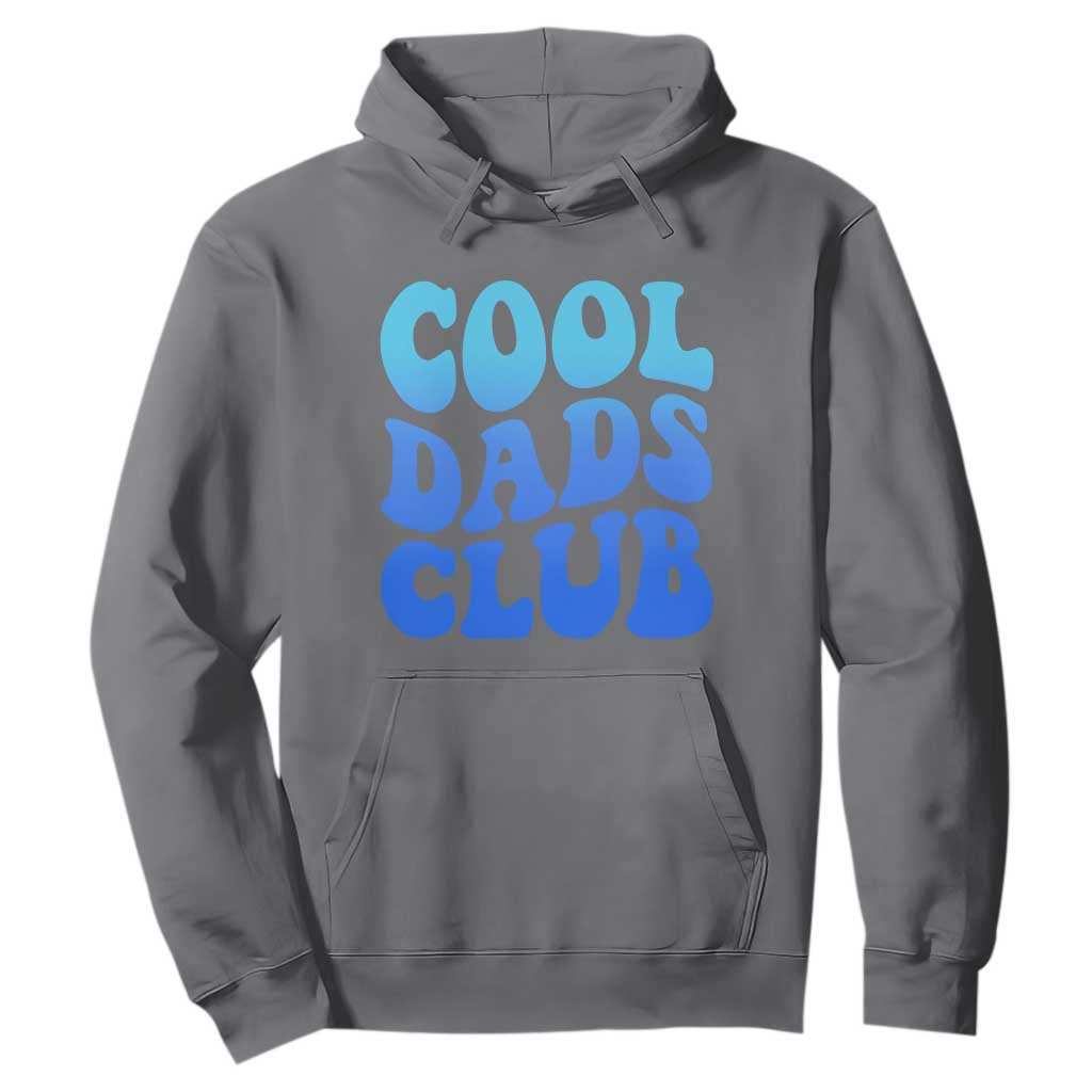 Cool Dads Club Blue Typography Hoodie Fathers Day Gift TS12 Charcoal Print Your Wear