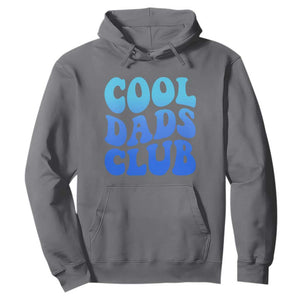 Cool Dads Club Blue Typography Hoodie Fathers Day Gift TS12 Charcoal Print Your Wear